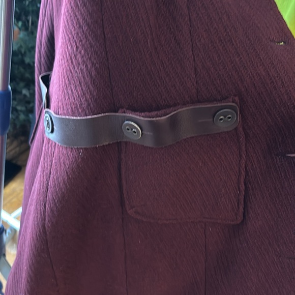 MACKAGE Magenta Wool Coat Size XS - Picture 12 of 13